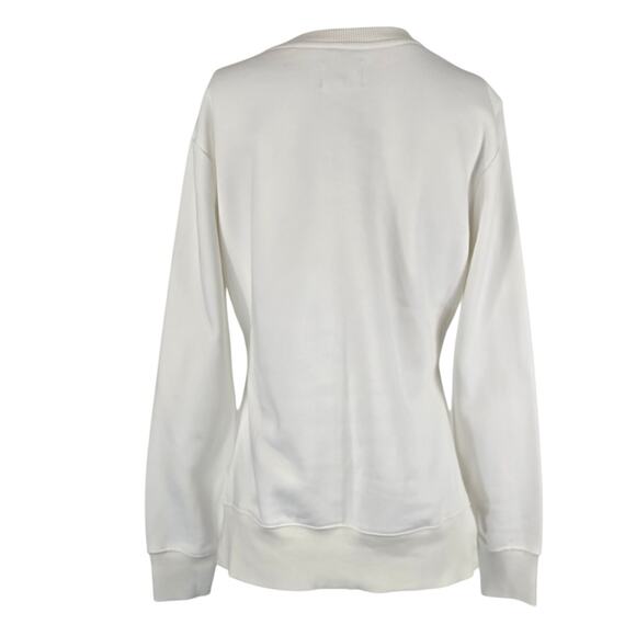 Grey Lab Los Angeles White Pink Sequin Novelty Fries Sweatshirt Women's Small - Picture 3 of 6